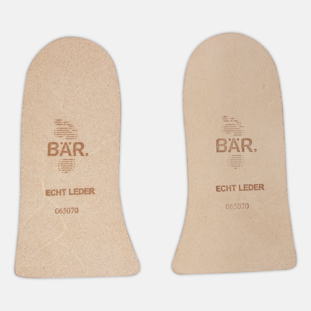 BÄR Fersen-Halbeinlegesohle 4 mm Standard - Natur BÄR Fersen-Halbeinlegesohle 4 mm Standard - Natur