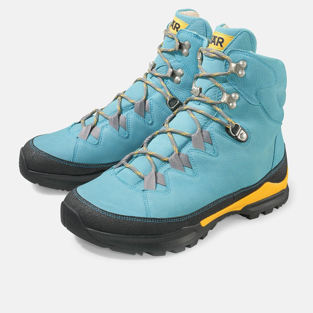 BÄR Bergkomfort Wanderstiefel 2.0 - Türkis / Orange