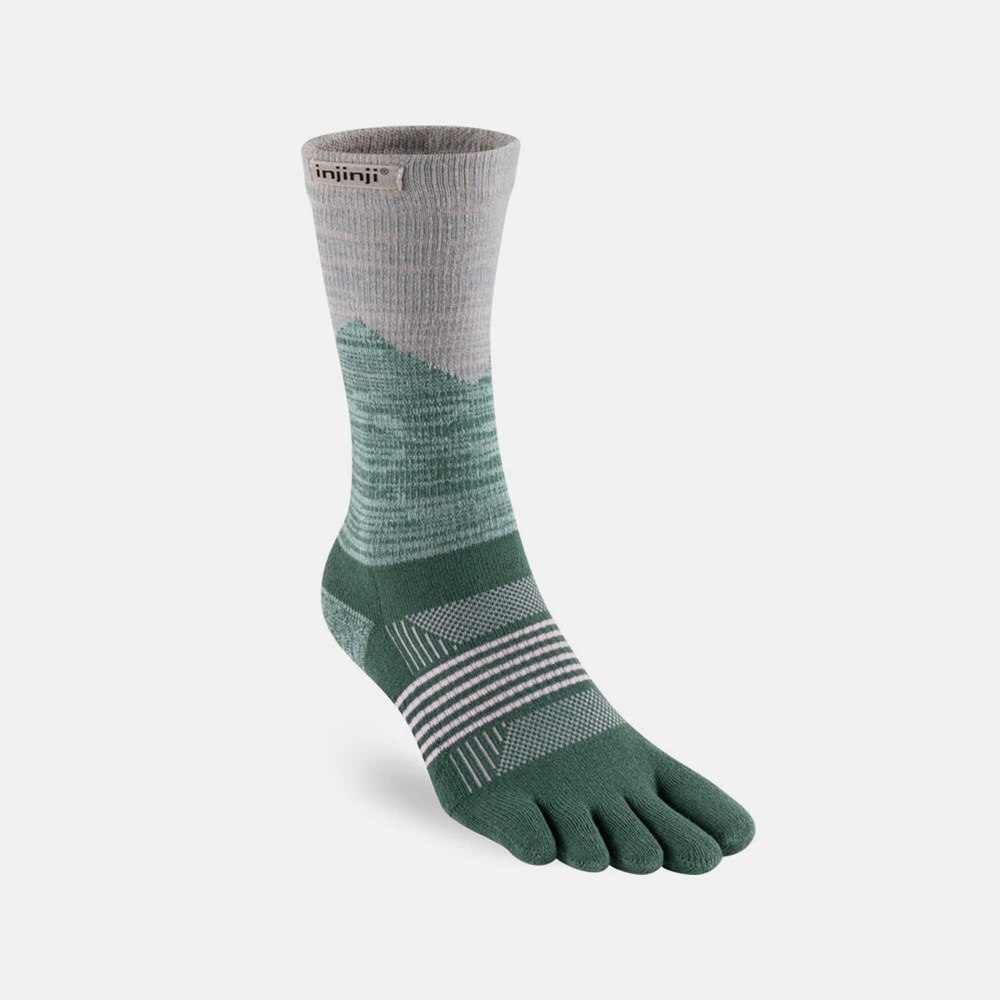 BÄR injinji Trail Zehensocken - Grün / Grau BÄR injinji Trail Zehensocken - Grün / Grau
